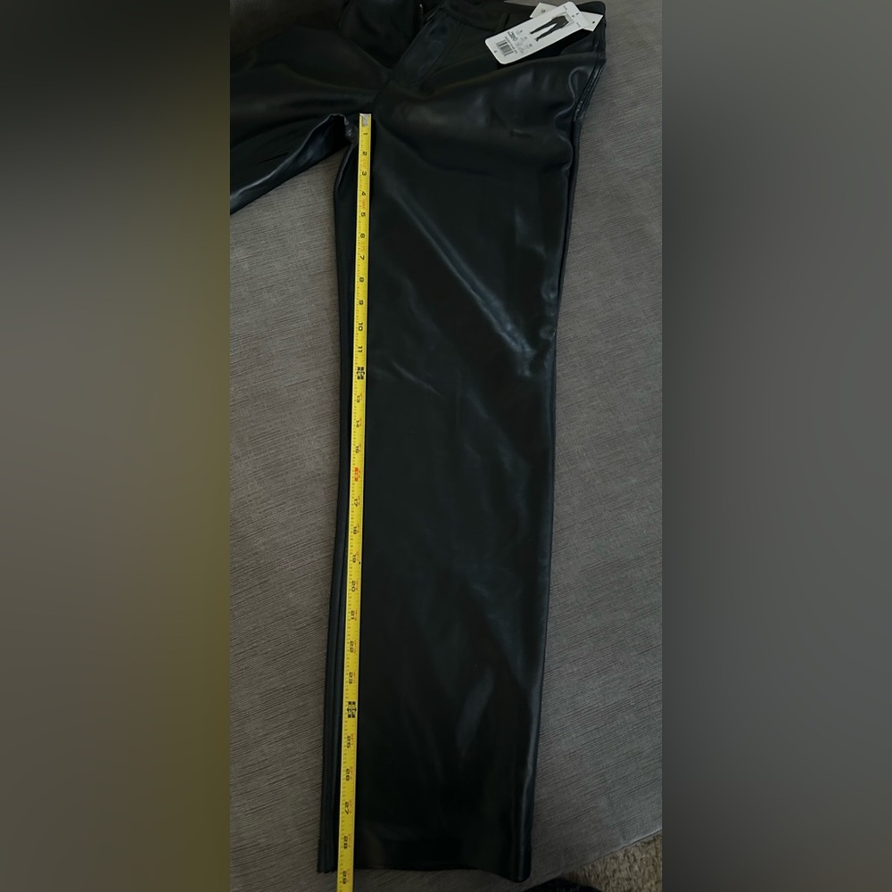 Joie Black Faux Leather Pants Womens 4 NWT - Picture 11 of 11